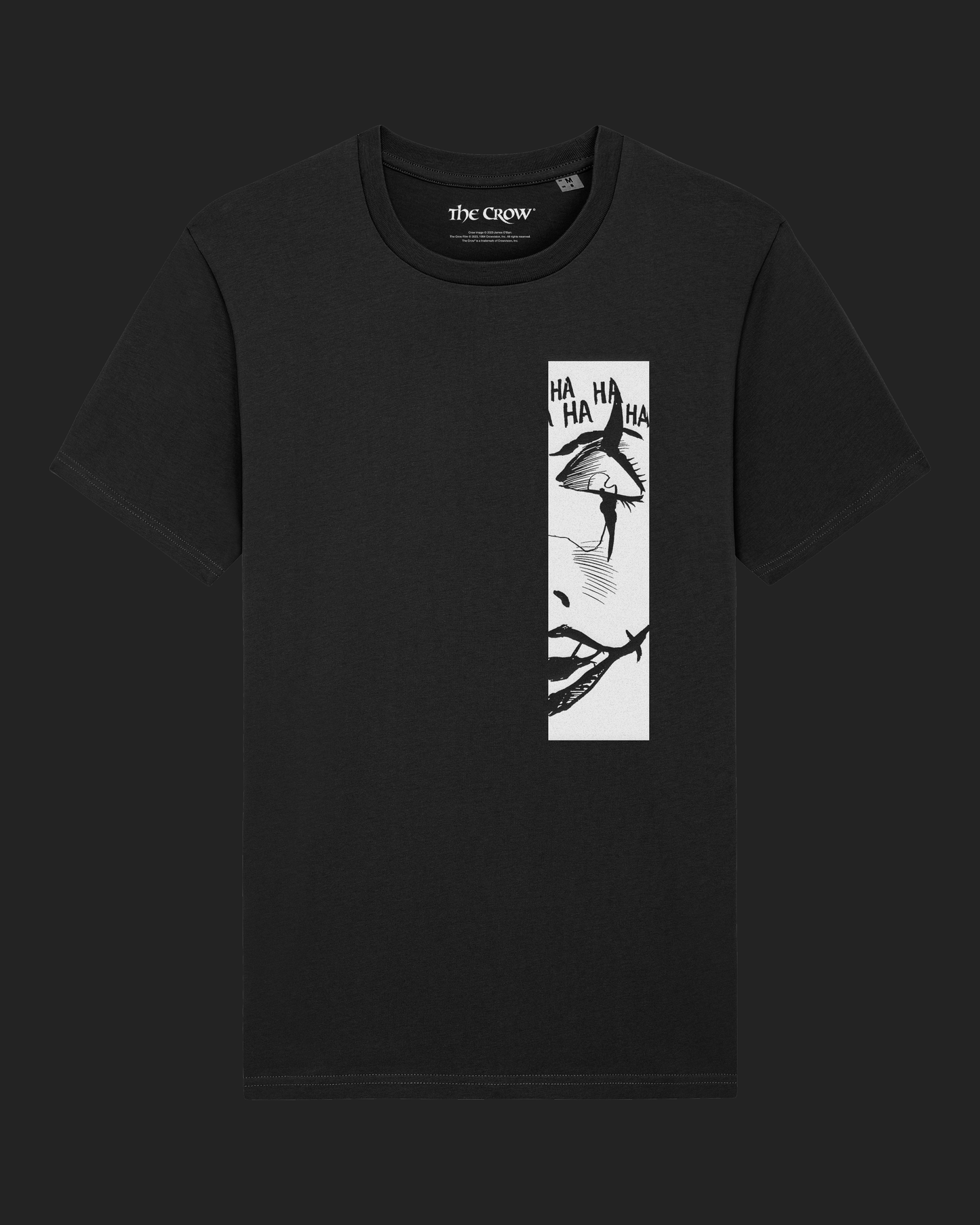 The Crow HA HA HA HA Black Unisex T-Shirt - by James O'Barr
