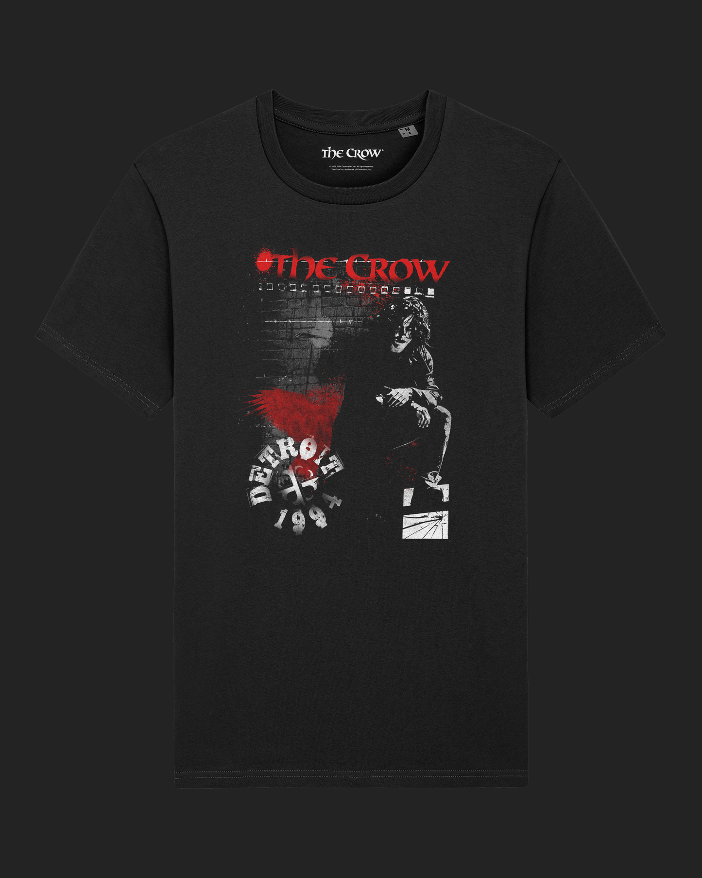 The Crow Detroit 1994 Black Unisex T-Shirt