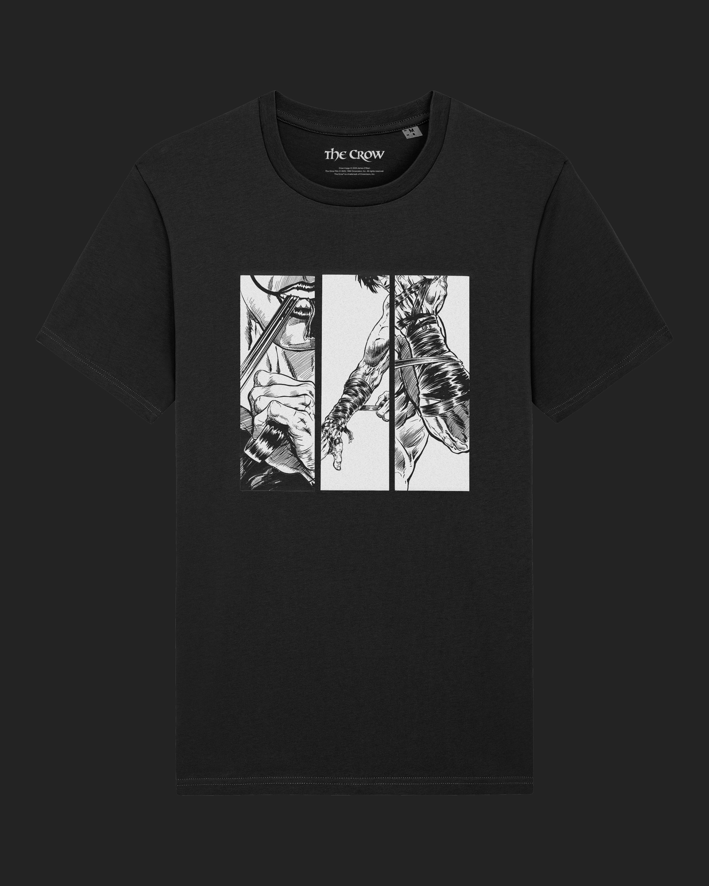The Crow Strapping Black Unisex T-Shirt - by James O'Barr