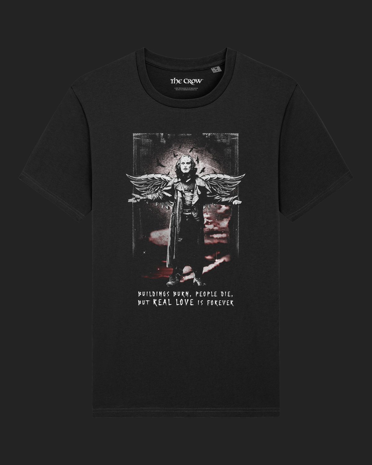 The Crow Real Love Is Forever Black Unisex T-Shirt