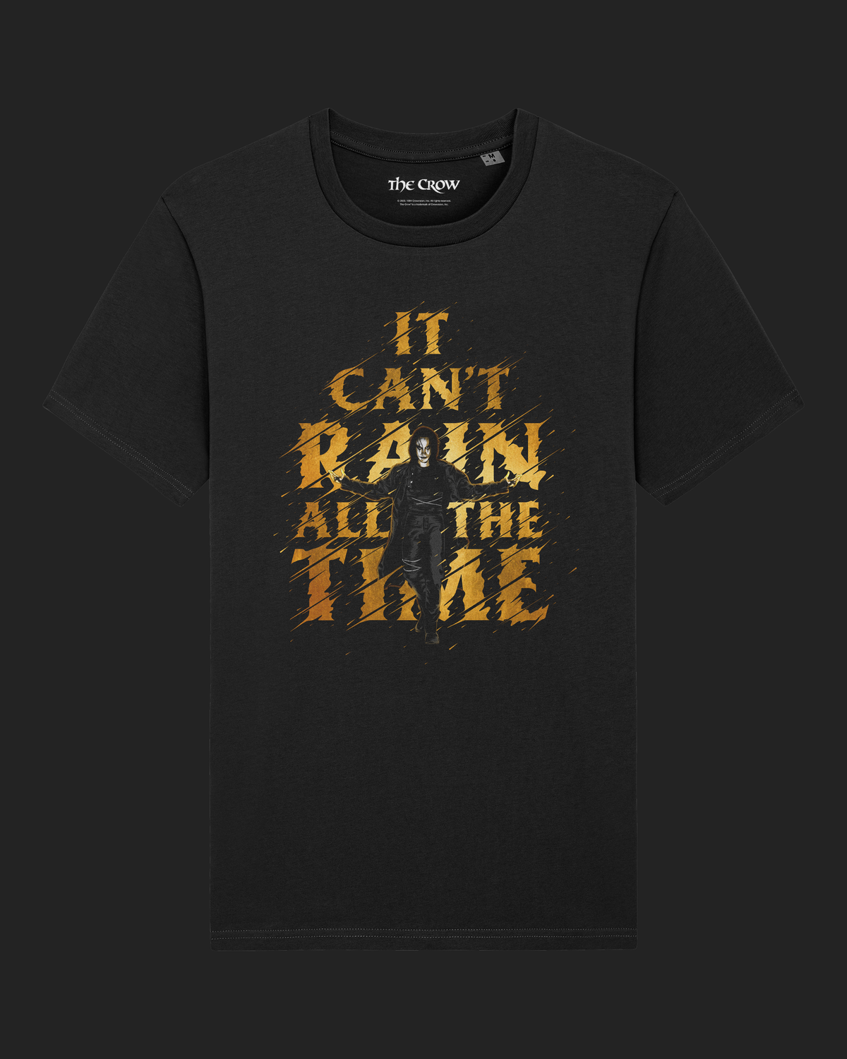 The Crow It Can&#39;t Rain All The Time Black Unisex T-Shirt