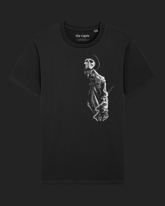 The Crow Nice Suit Skeleton Black Unisex T-Shirt - by James O'Barr