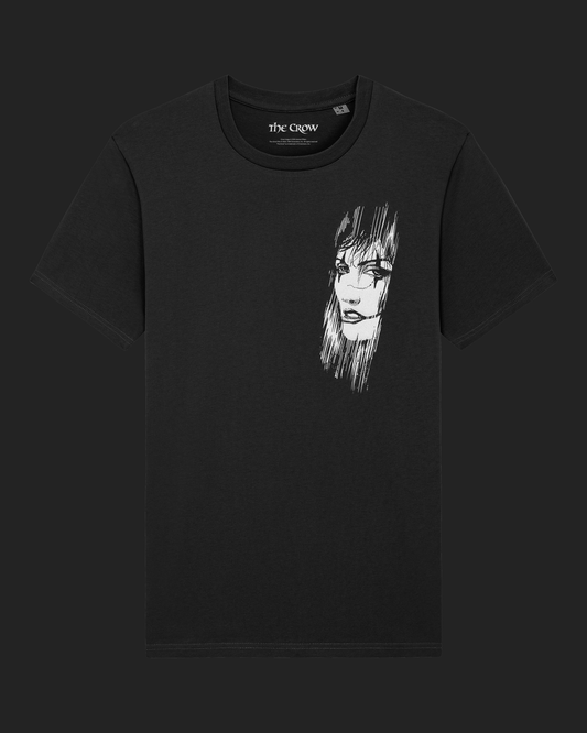 The Crow Through The Window Black Unisex T-Shirt - by James O'Barr