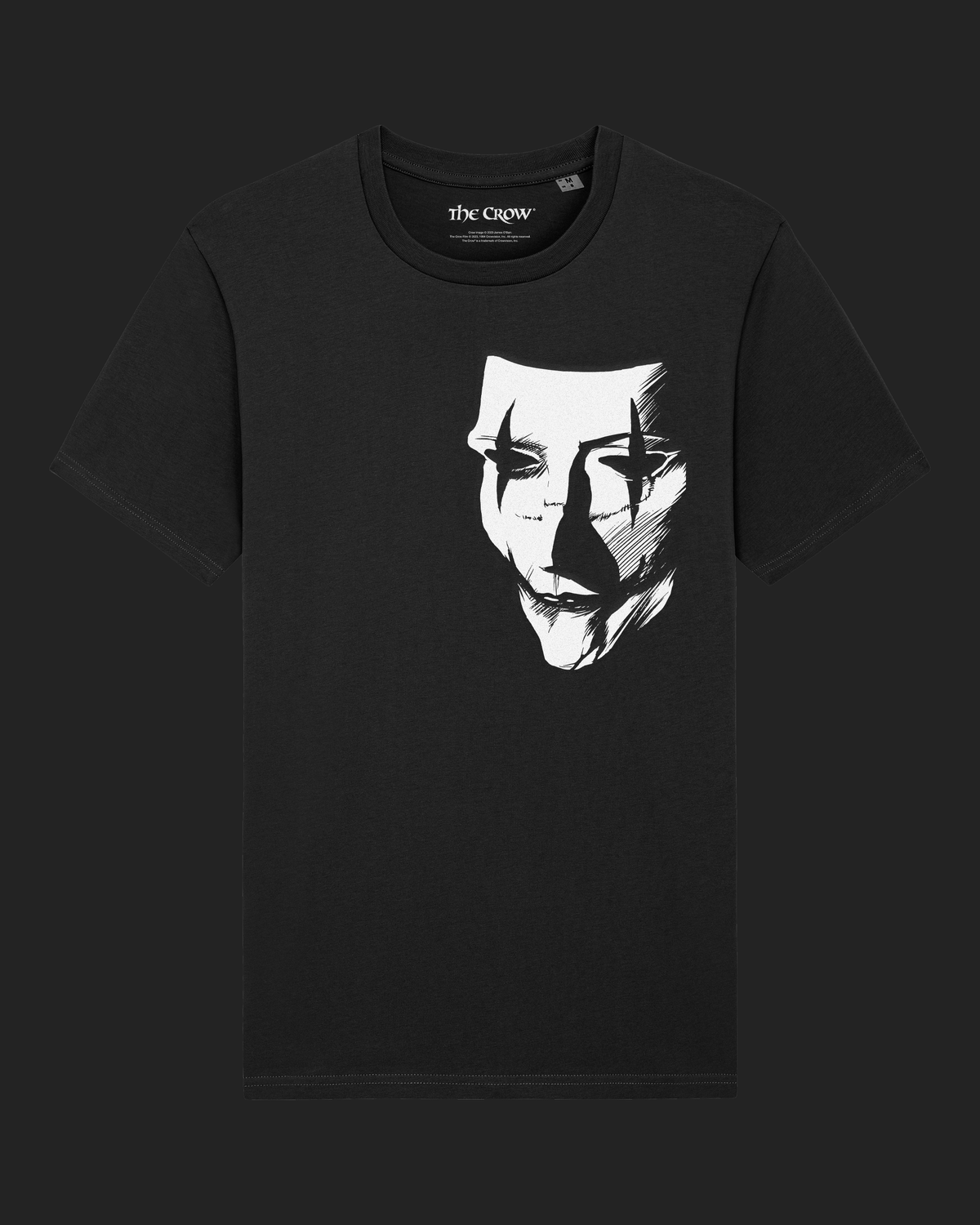 The Crow CODA Mask Black Unisex T-Shirt - by James O&#39;Barr